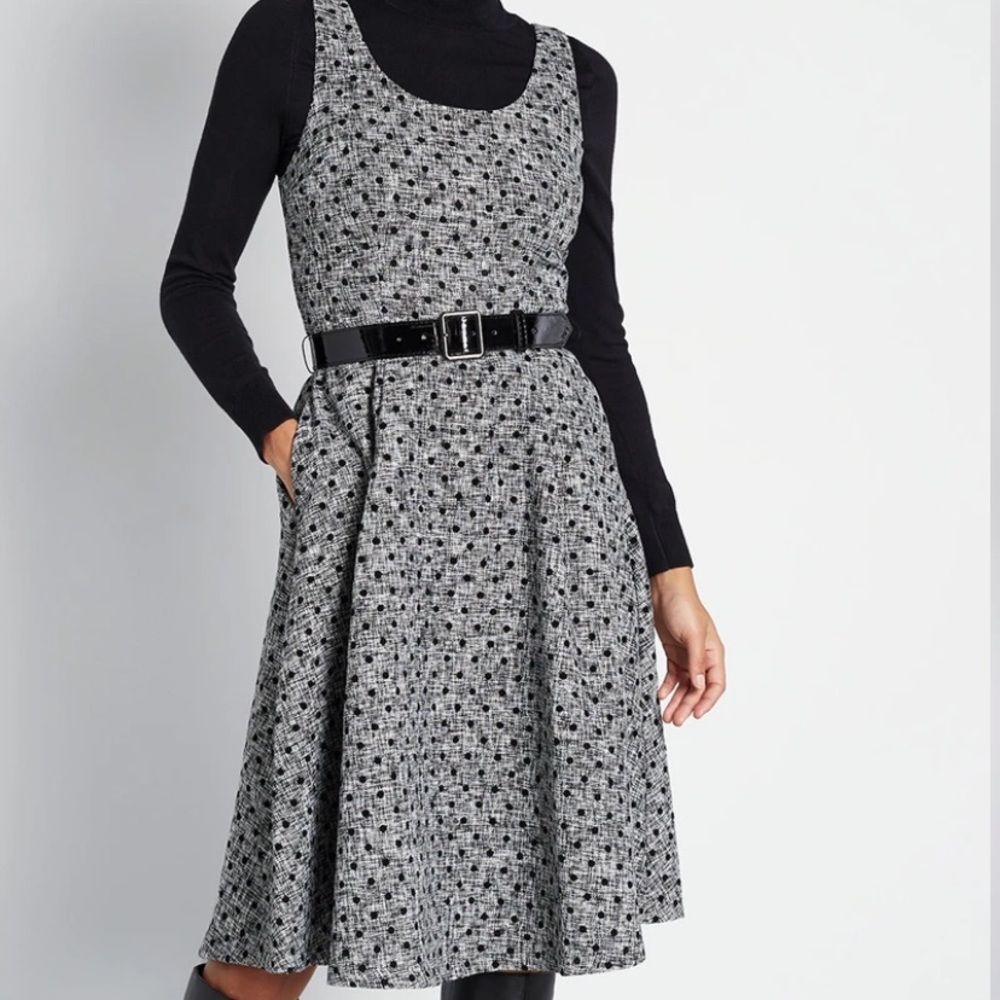 Take the Lead Belted A-Line Dress by ModCloth